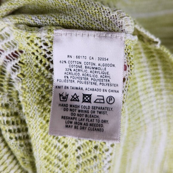 Anthropologie Moth V-Neck Loose Knit Back Raglan Sleeve Sweater sz S - Picture 10 of 11